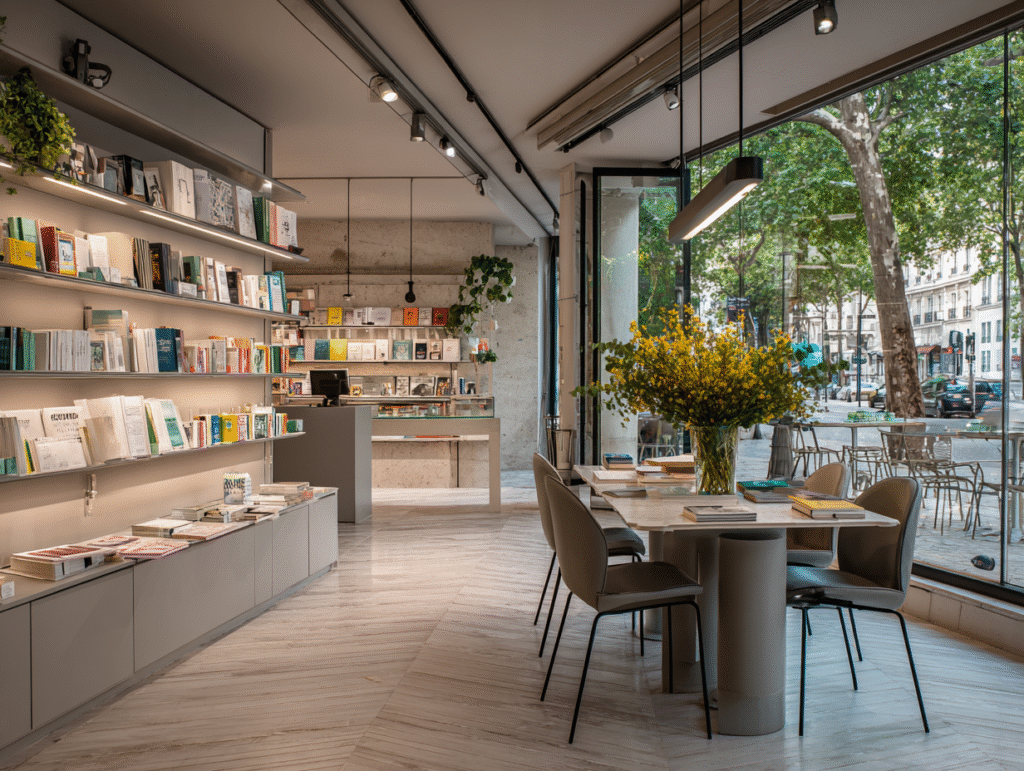 Boutique minimaliste à Neuilly-sur-Seine